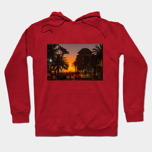 Namibia. Swakopmund. Sunset in the City. Hoodie by vadim19